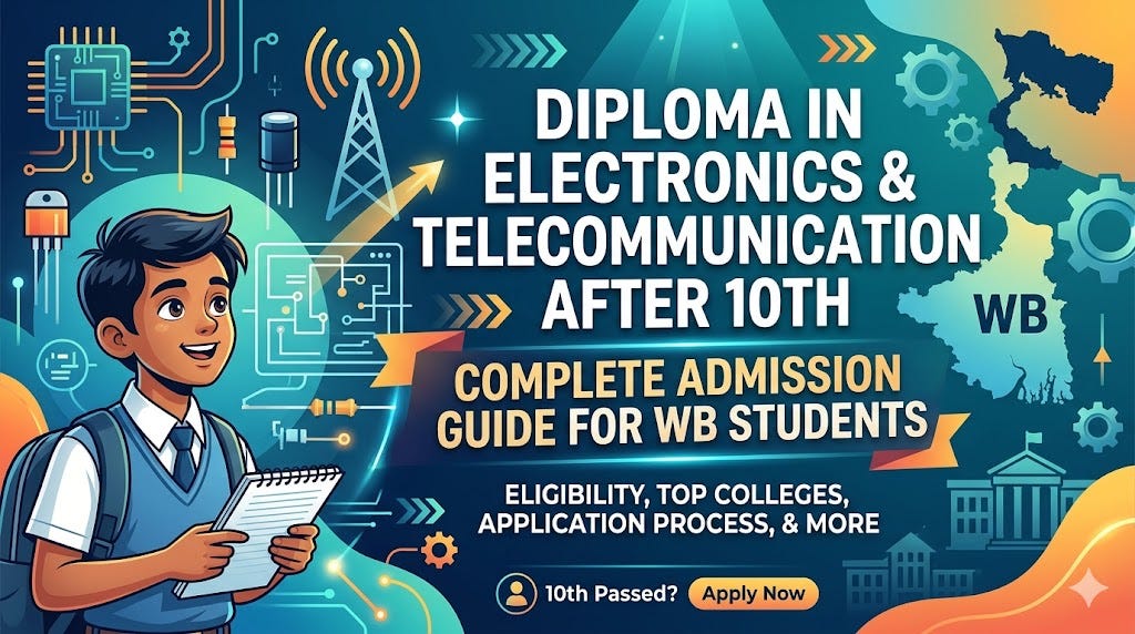 Diploma in Electronics & Telecommunication: Top Polytechnic Colleges in West Bengal