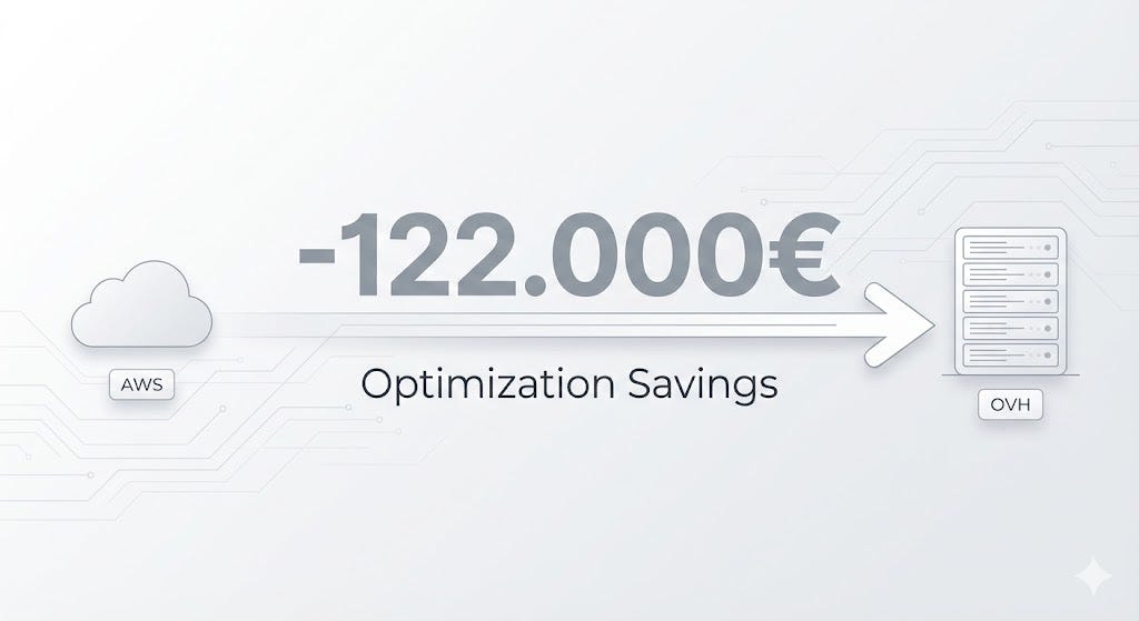 AWS vs OVH : performance, coûts et pourquoi nous avons changé (-122.000€ par an)