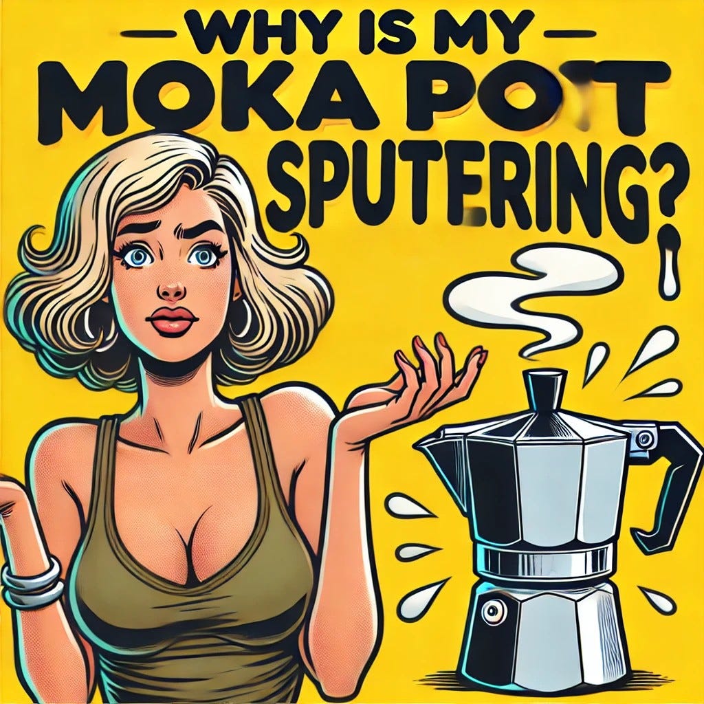 Why is my Moka Pot Sputtering?. How I get my morning fix… Hold the