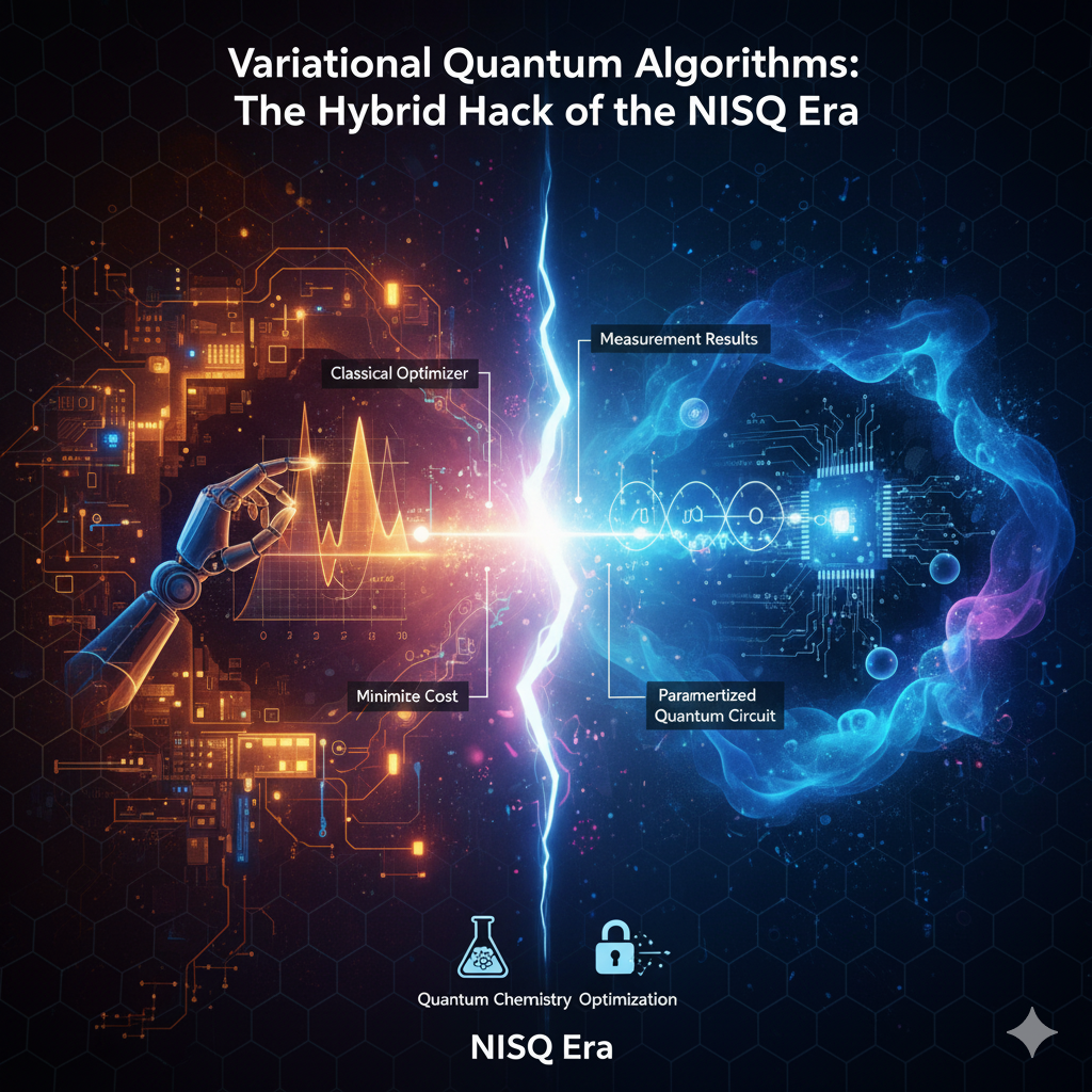 Variational Quantum Algorithms- The Hybrid Hack of the NISQ Era 🧩