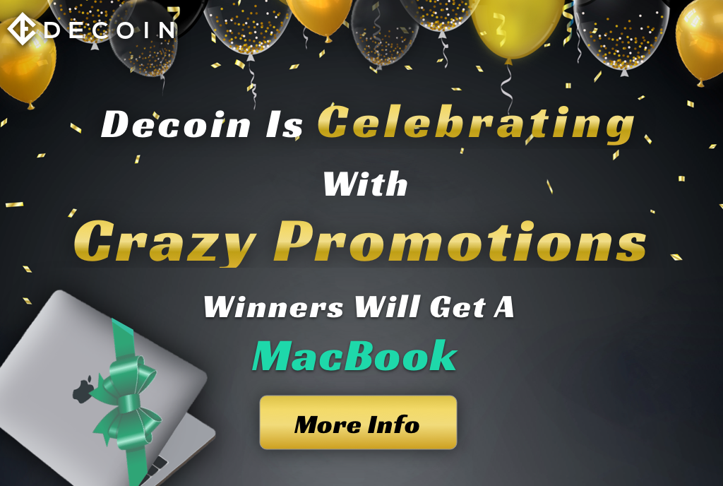 Celebrating 1 year -MacBook from Decoin!