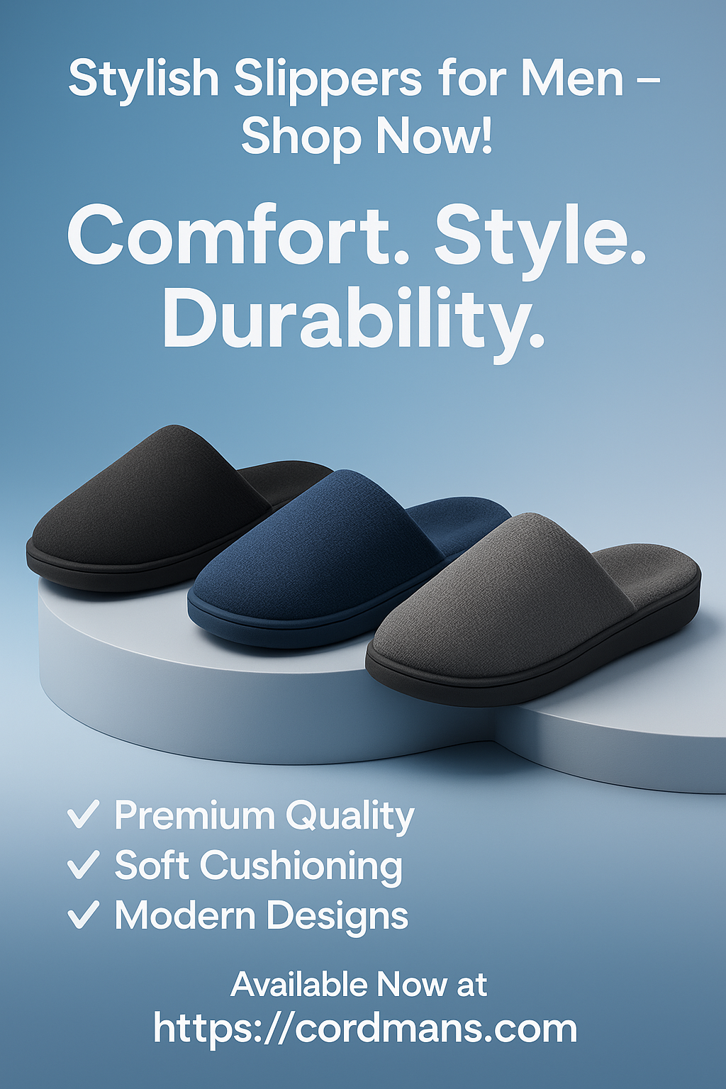 Stylish Slippers for Men — Comfort & Elegance in Every Step