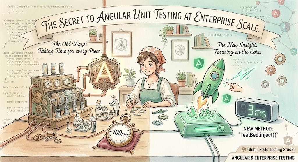 Stop Rendering the DOM: The Ultimate Hack for Enterprise Angular Testing