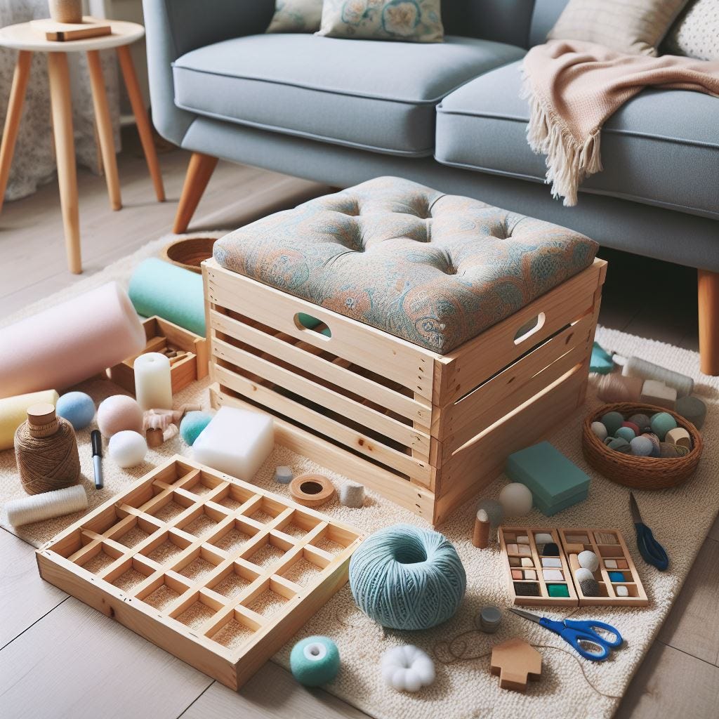Craft Your Comfort: DIY Storage Ottomans for Style & Savings | by ...