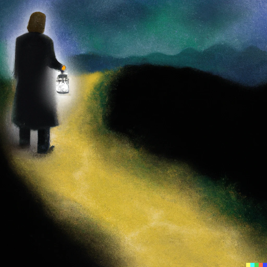 Light the Way. Light the way, and guide us through, by Roland Chen