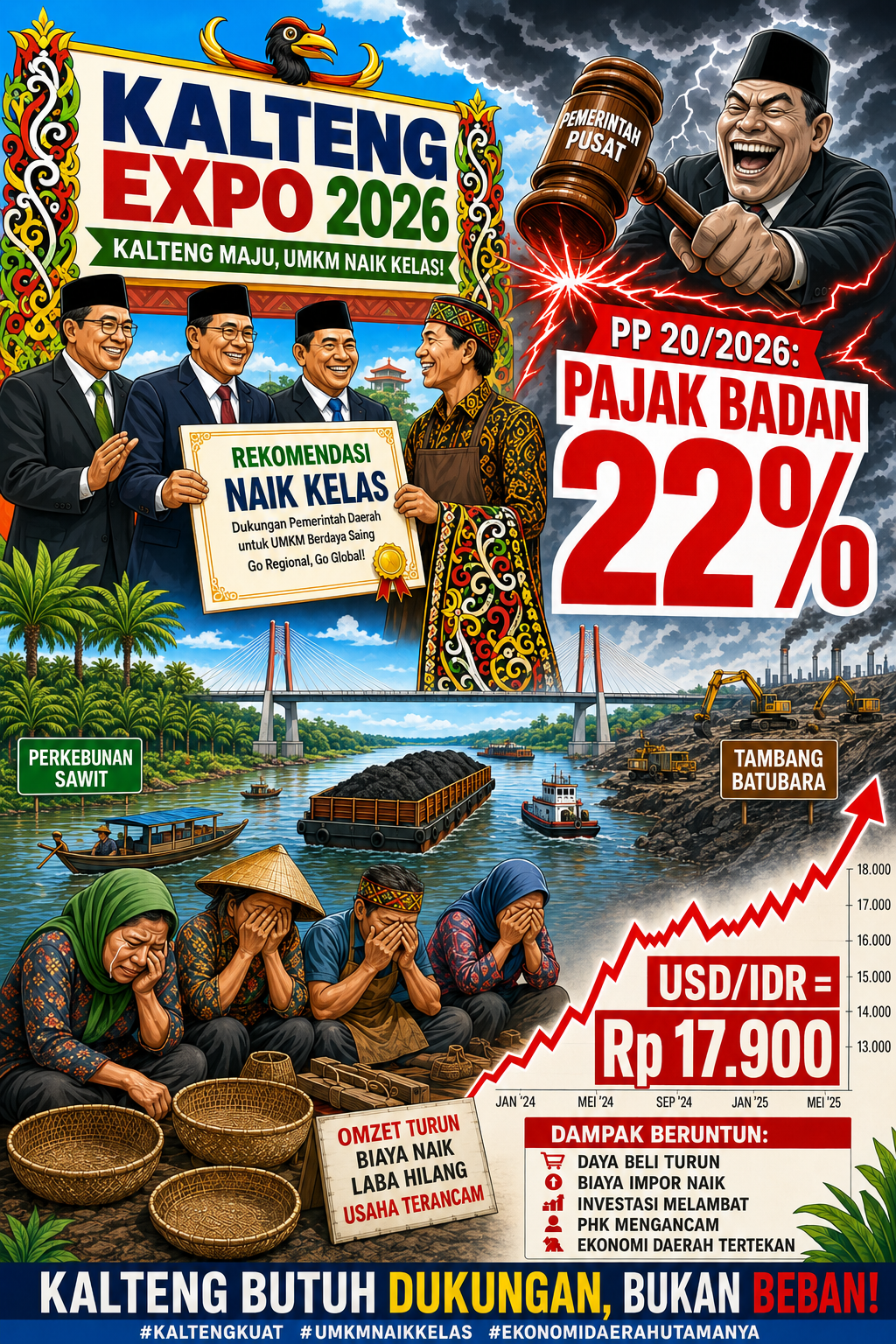 Kalteng Expo Kelar, Aturan Baru Pajak Menghajar
