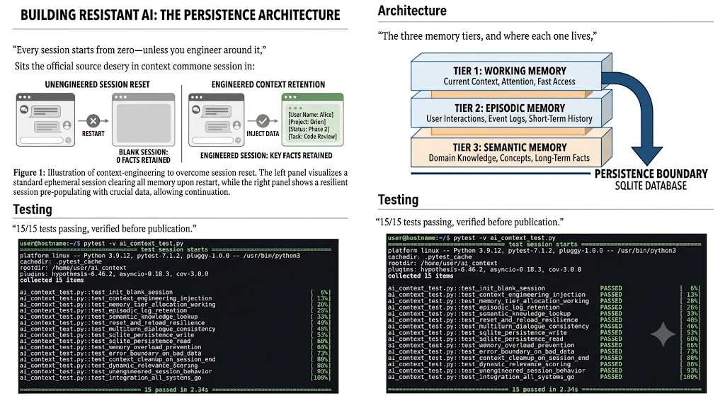 I Gave an AI Tutor a Memory That Survives Restarts — Here’s the Tiered Architecture (and Tested…