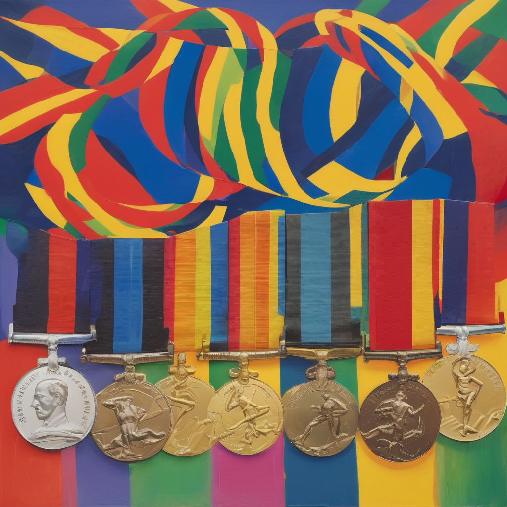 Medals Over Time at the Olympics 🥇🥈🥉 by Eric Narro Long. Sweet. Valuable.