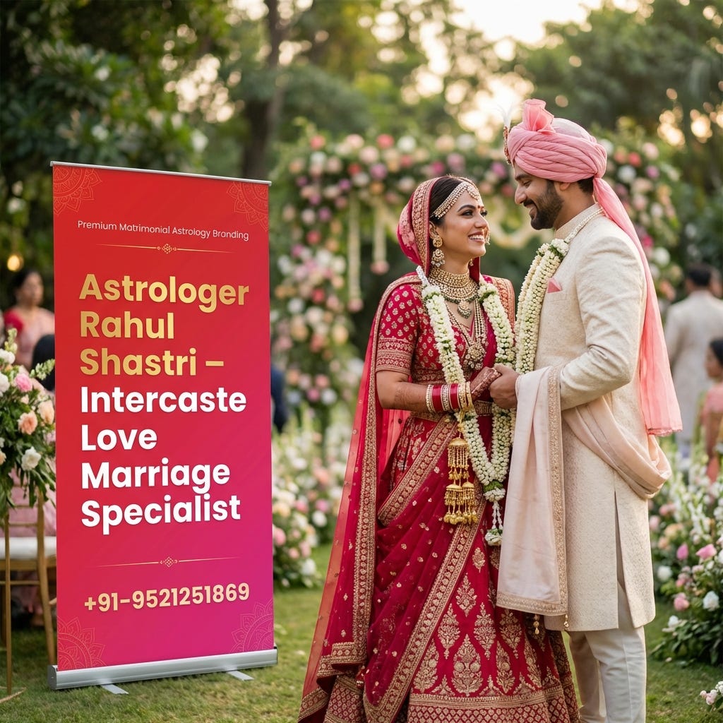 Intercaste Love Marriage Specialist +91–9521251869