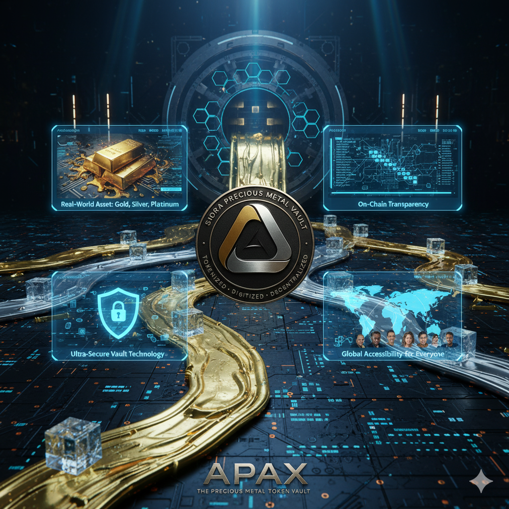 🏛️ #APAX: The Great Institutional Vault of Ethical Value
Gold.