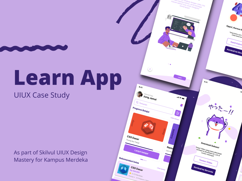UX Case Study : Merancang Desain UI Platfrom Pembelajaran Digital | by ...