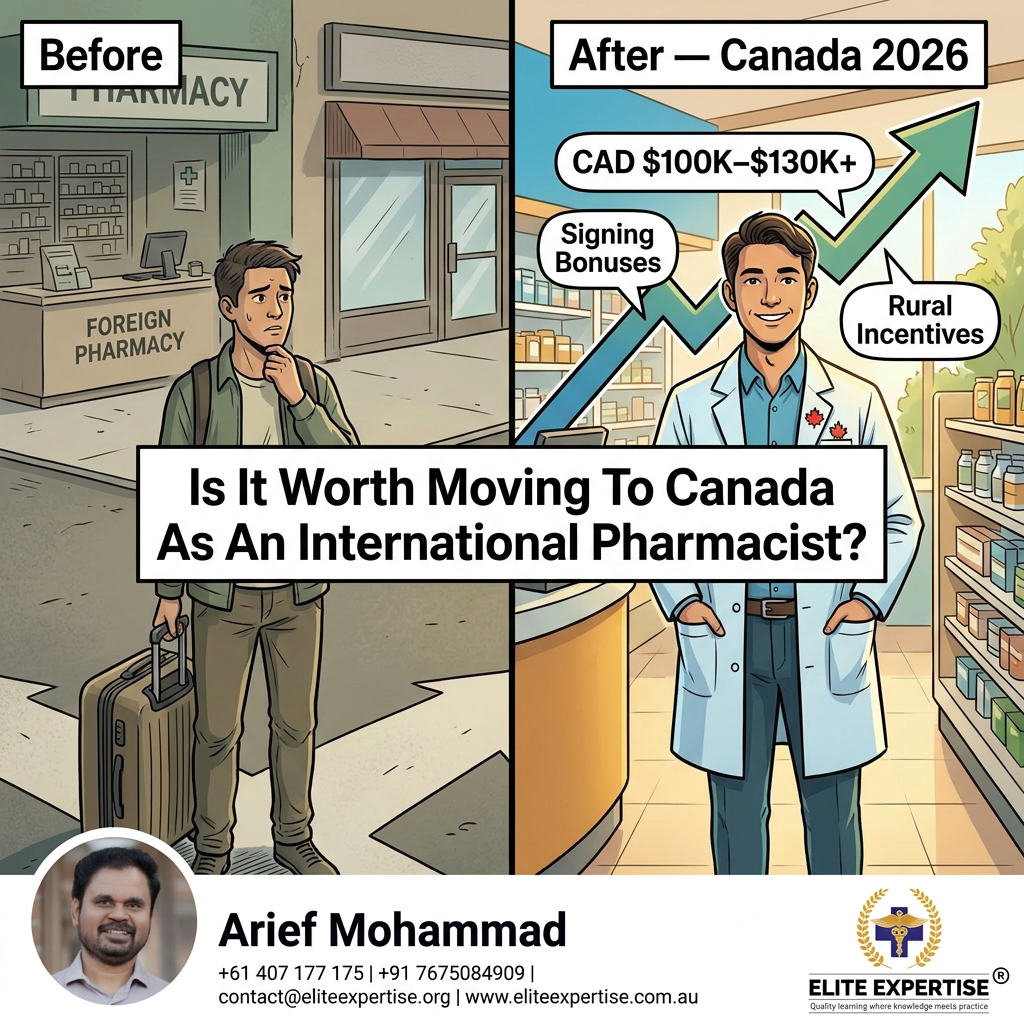 What is the salary of a pharmacist in Canada in 2026?