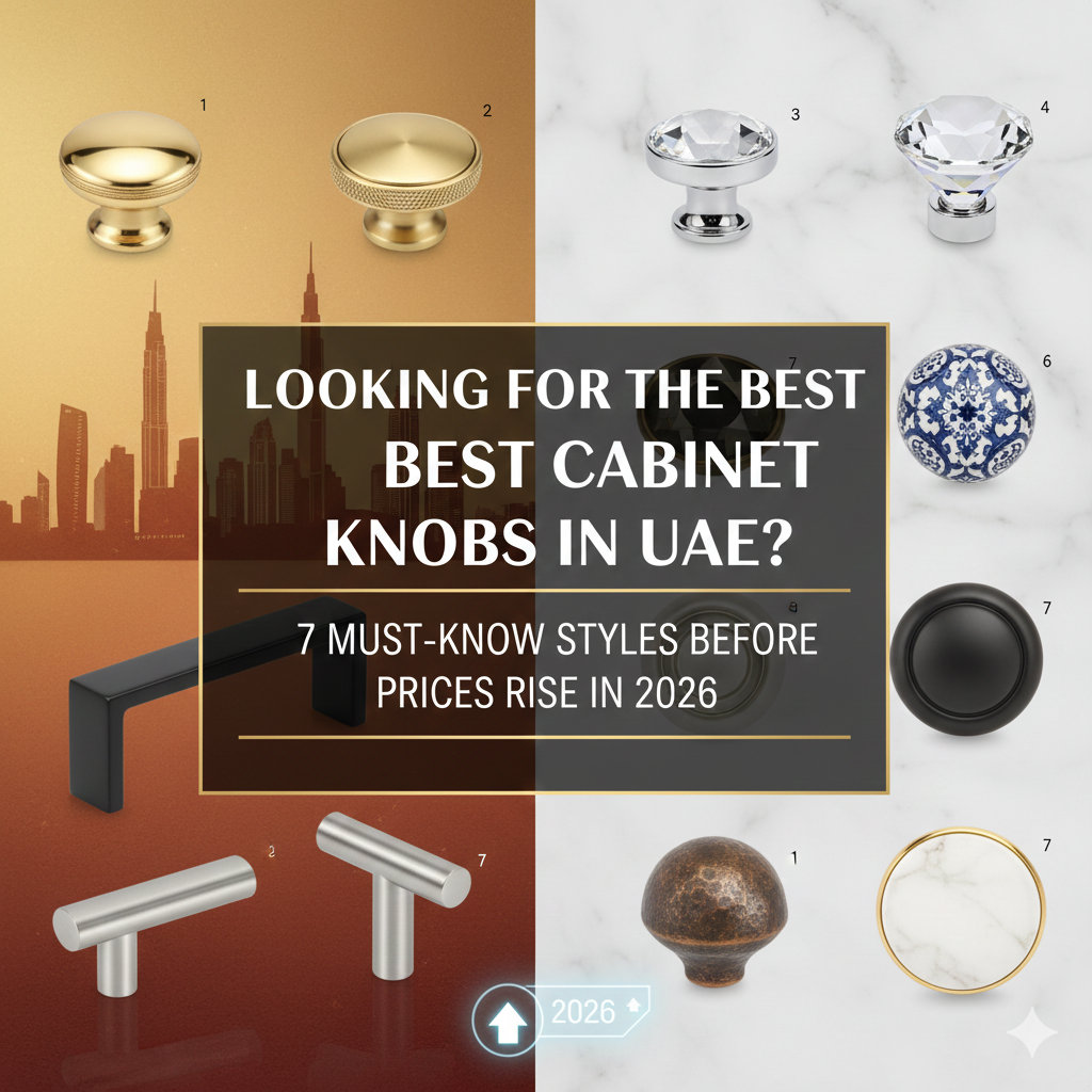 Looking for the Best Cabinet Knobs in UAE? 7 Must-Know Styles Before Prices Rise in 2026
