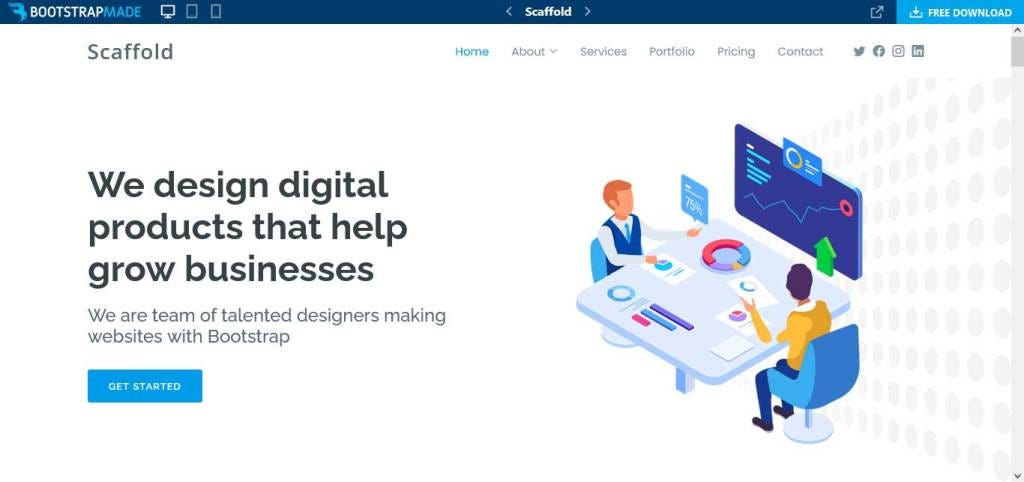 Top 40 Free HTML5 CSS3 Website Templates | by Don Peno | Medium