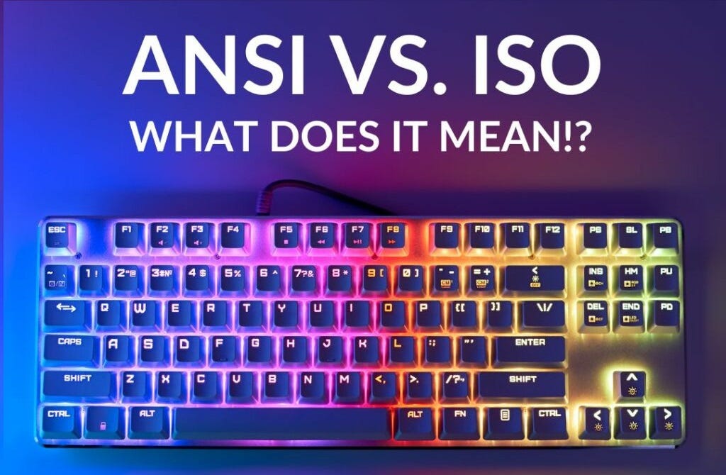 ANSI vs ISO Keyboard Understanding the Key Differences by