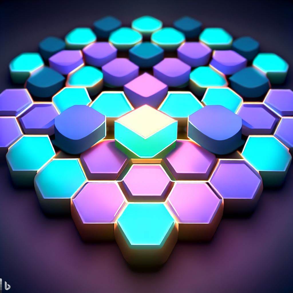 3d Hexagon Pattern