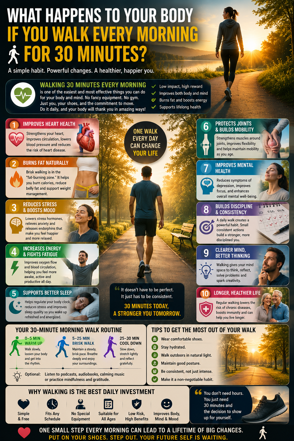 What Happens to Your Body If You Walk Every Morning for 30 Minutes?