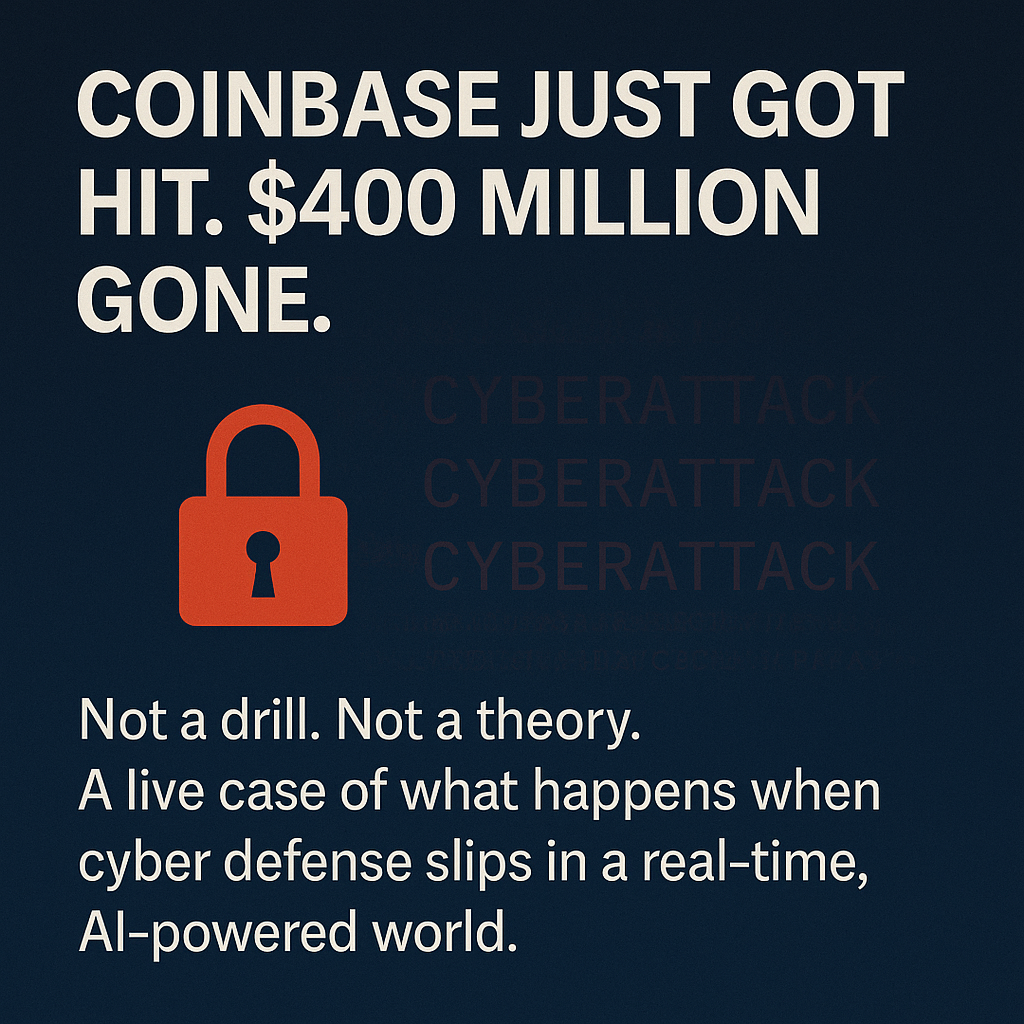 The $400M Crypto Crisis at Coinbase: A Cyber Wake-Up Call for the AI Era |  by NaveeeN Chendra | Medium