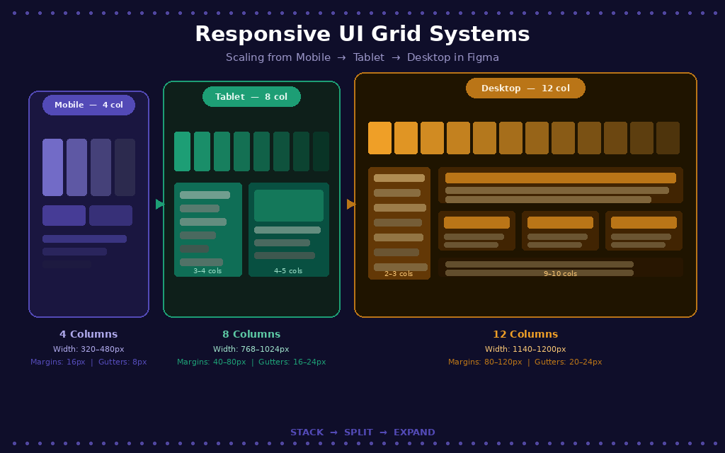 Responsive UI Grid Systems in 2026: Scaling from Tablet to Desktop in ...