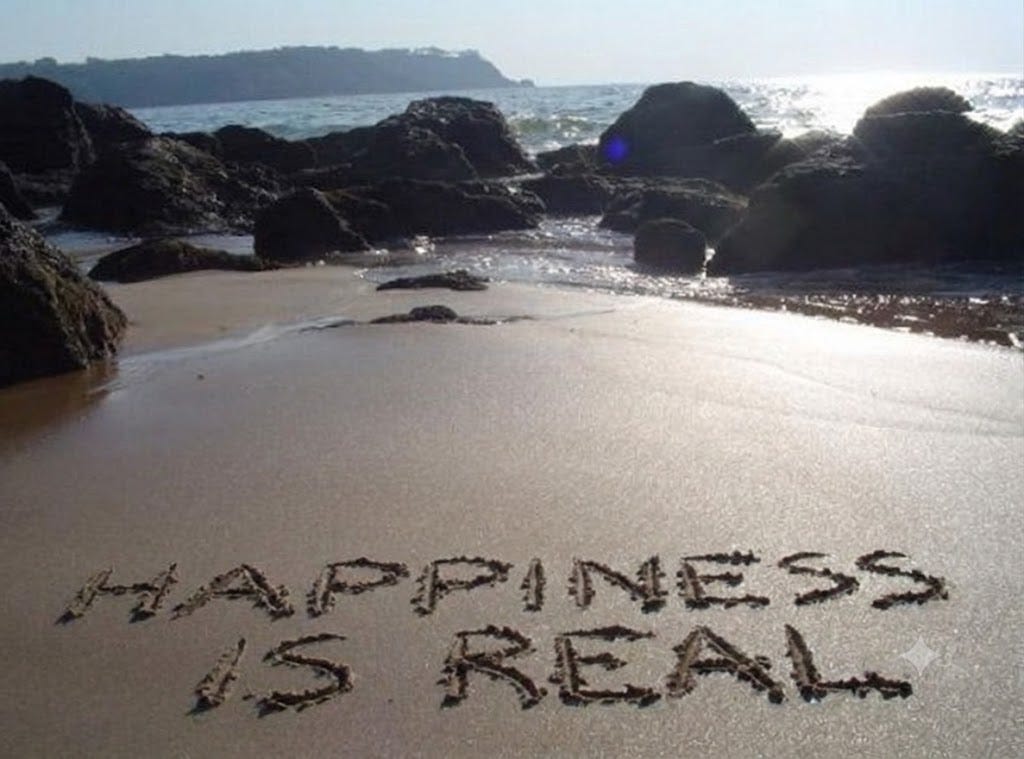 Happiness is Real