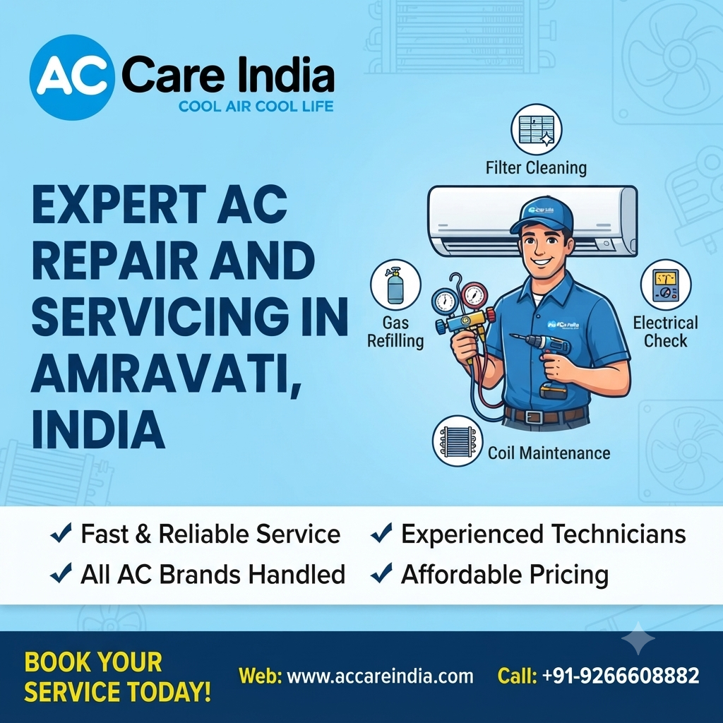 Expert AC Repair and Servicing in Amravati, India
