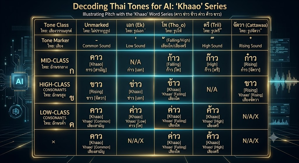 Decoding Thai Phonology for AI: Teaching Text-to-Speech Models Through the Lens of Traditional…