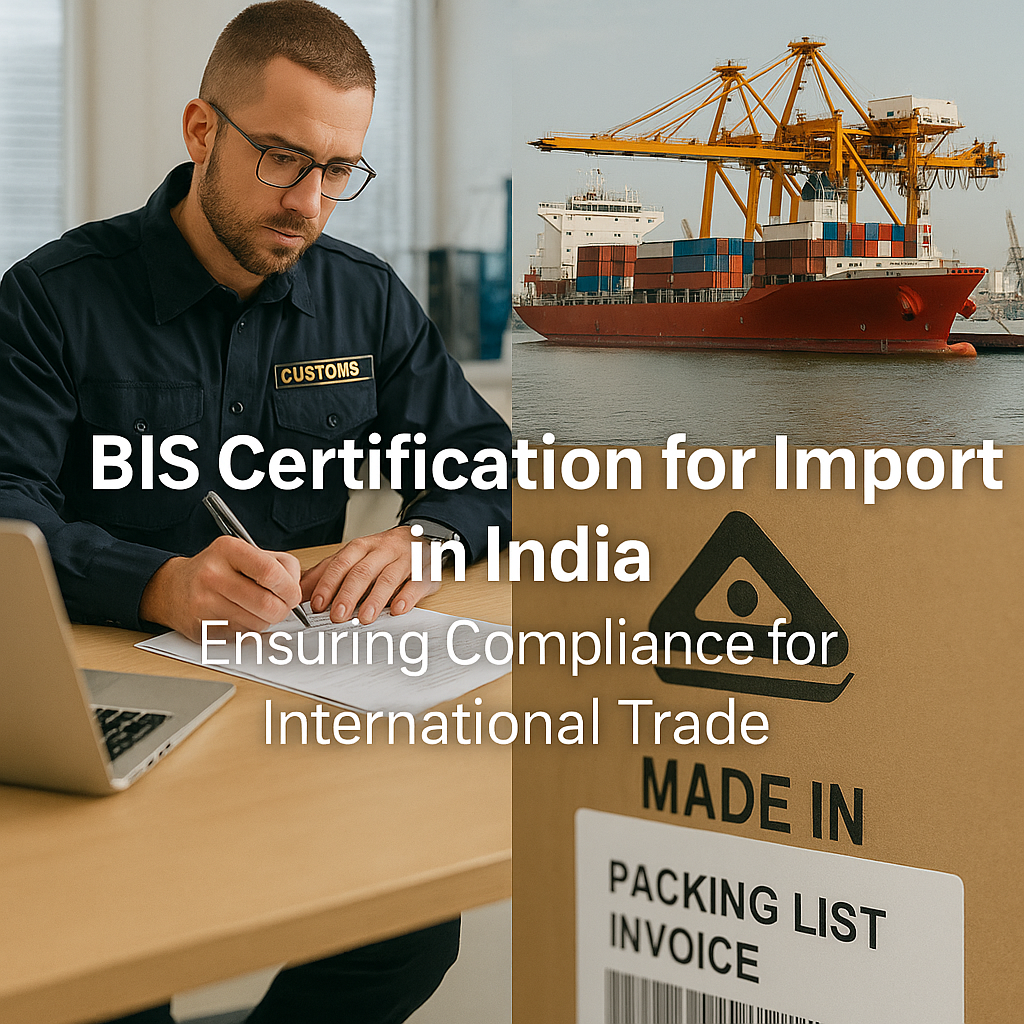 BIS Certificate for Import in India — Ensuring Compliance for International Trade