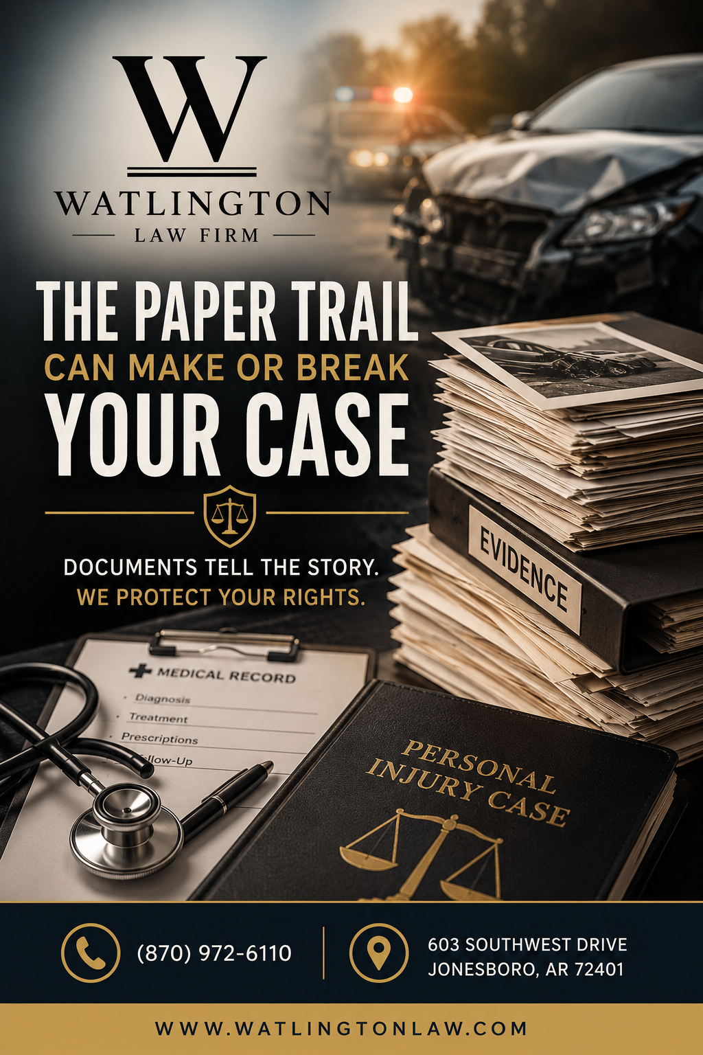 The Paper Trail That Can Make or Break a Personal Injury Case | Personal Injury Lawyer Jonesboro AR