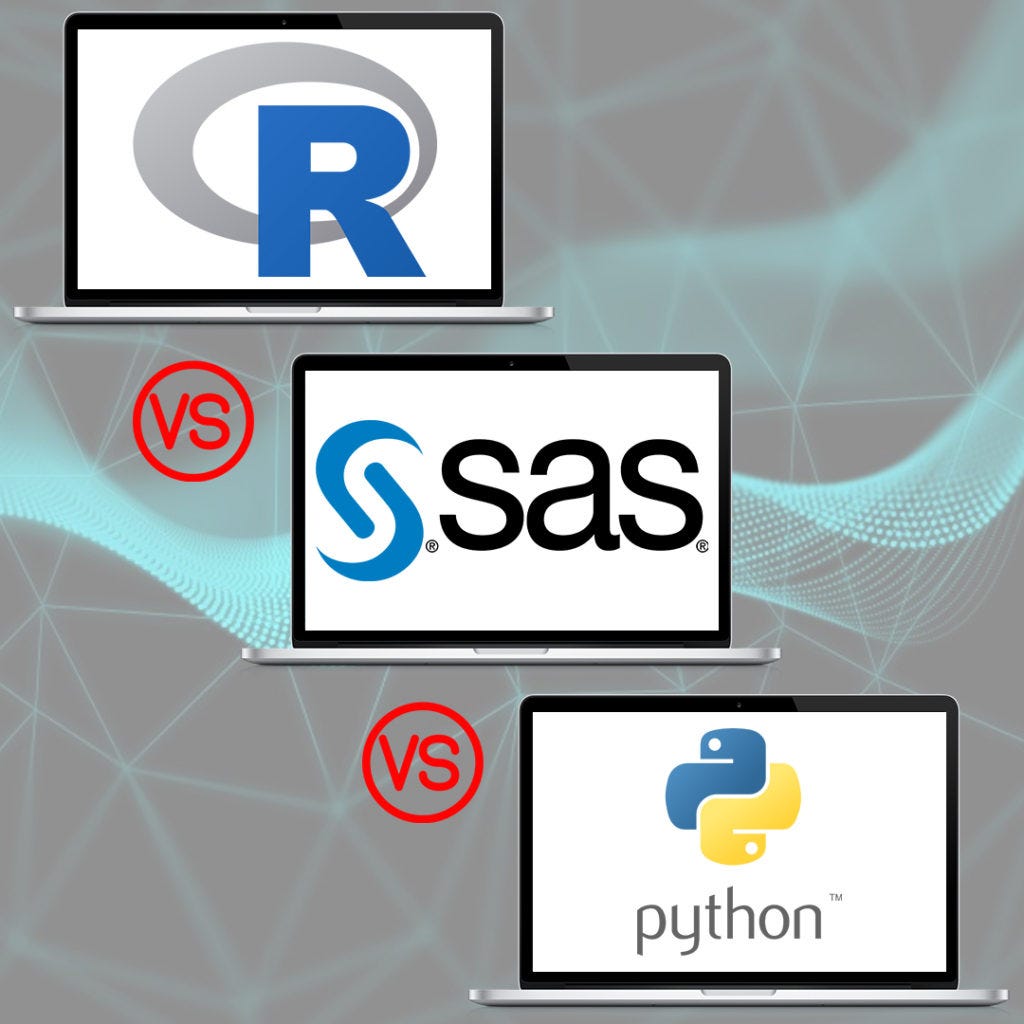 R vs SAS vs Python. We know that R vs SAS has been a… | by Shubhangi ...