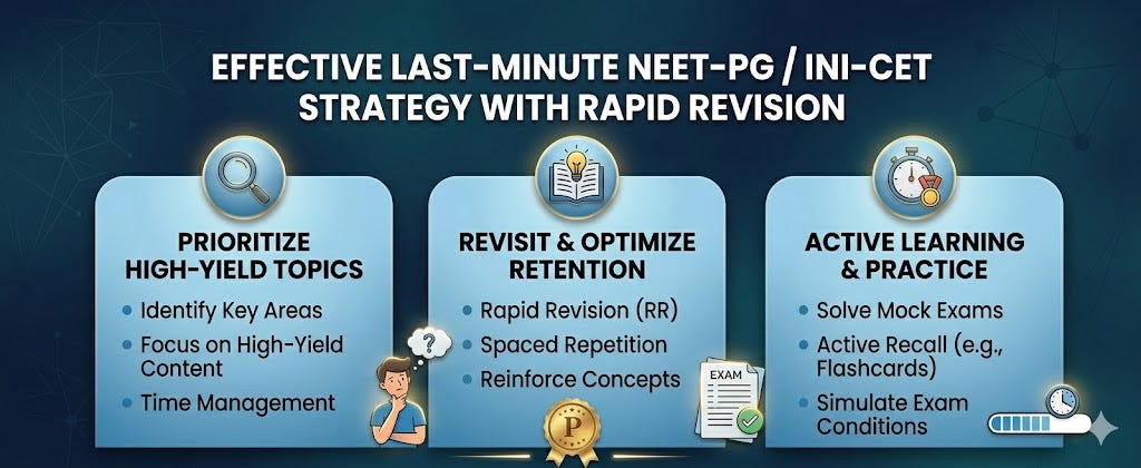 How to Build an Effective Last-Minute Strategy for NEET‑PG / INI‑CET with Rapid Revision
