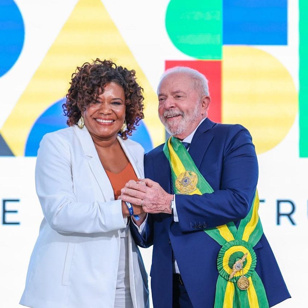 Margareth Menezes é uma das ministras-destaque de Lula 3. Foto: Planalto.