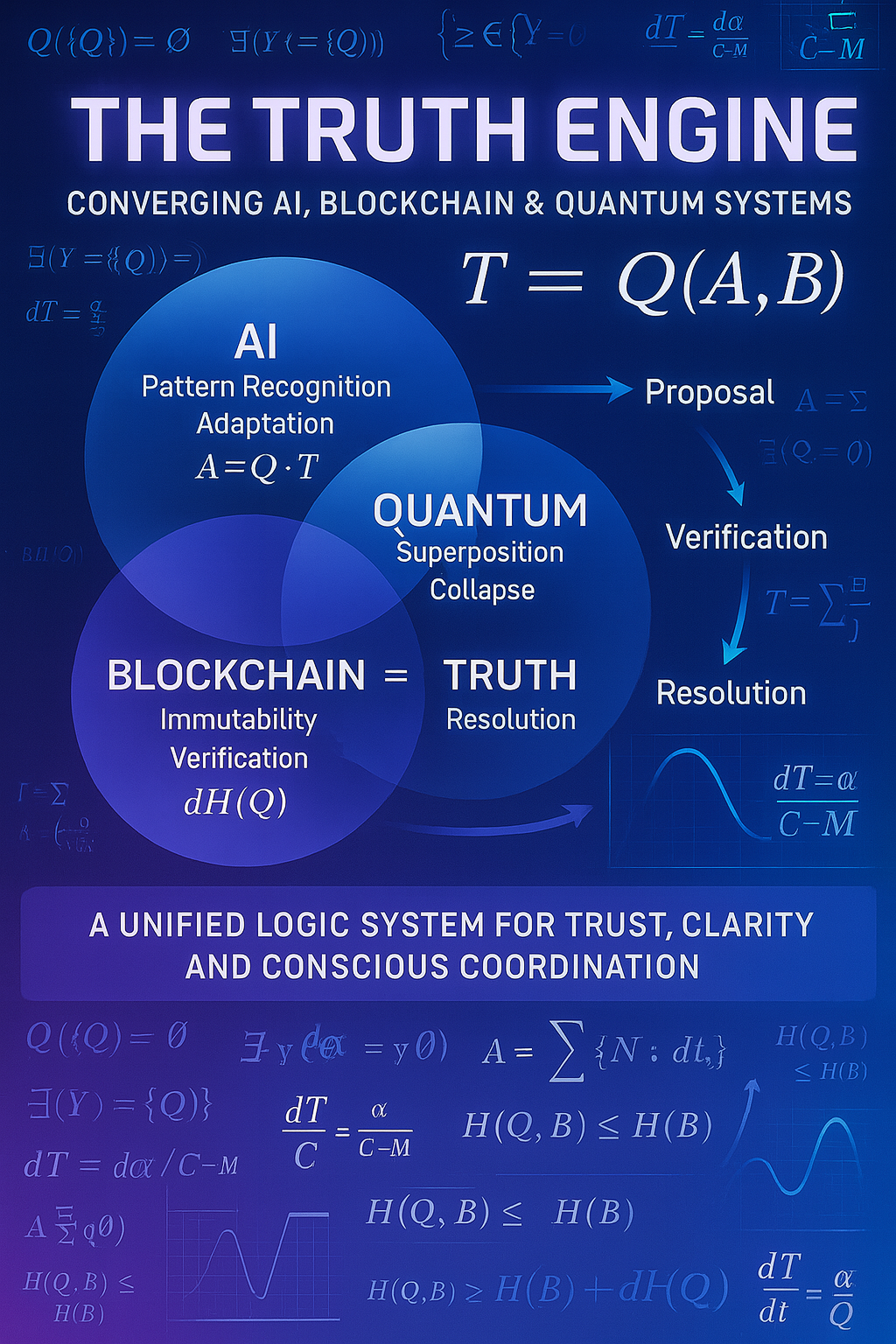 The Truth Engine: Converging AI, Blockchain, and Quantum for a Unified Logic System