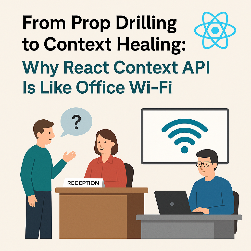 Why React Context API Is Like Your Office Wi-Fi | by Shraddha Nigam ...