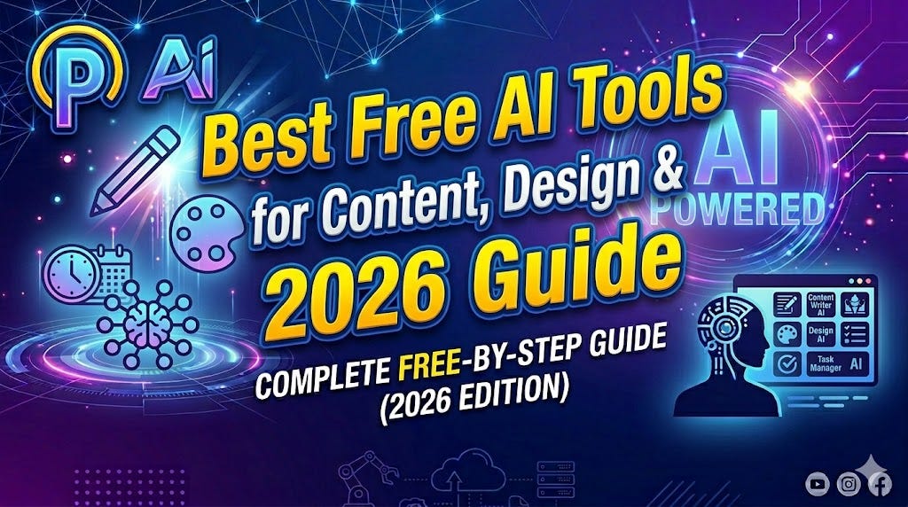 Best Free AI Tools for Content, Design & Productivity