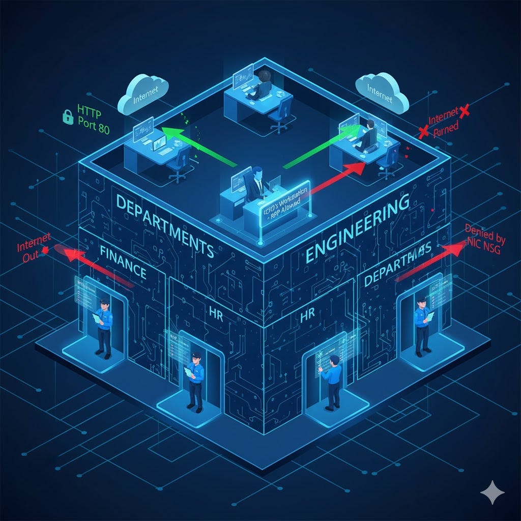 🔐 PART 5 ~Azure NSGs: The Gatekeepers within Your Virtual Network