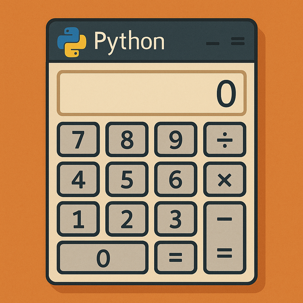 🧮 Building a Simple Calculator Using Python — My First Mini Project ... image.