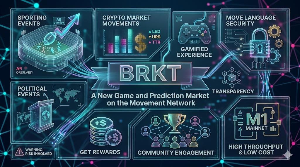 BRKT: A New Game and Prediction Market on the Movement Network
