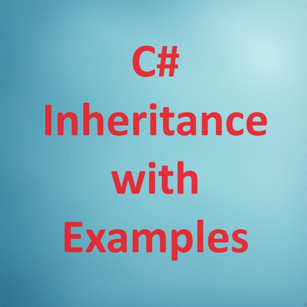 C Inheritance with Examples. You can create a base class (parent… by