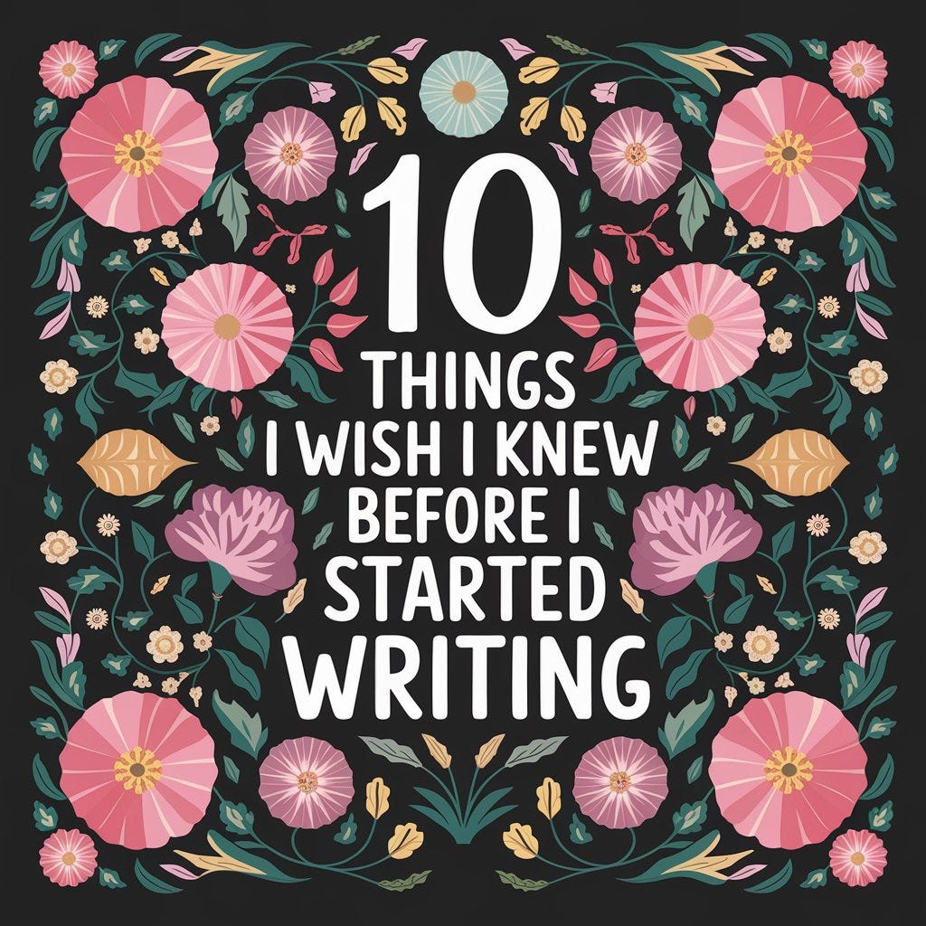 10 Things I Wish I Knew Before I Started Writing by John Edwin Mr