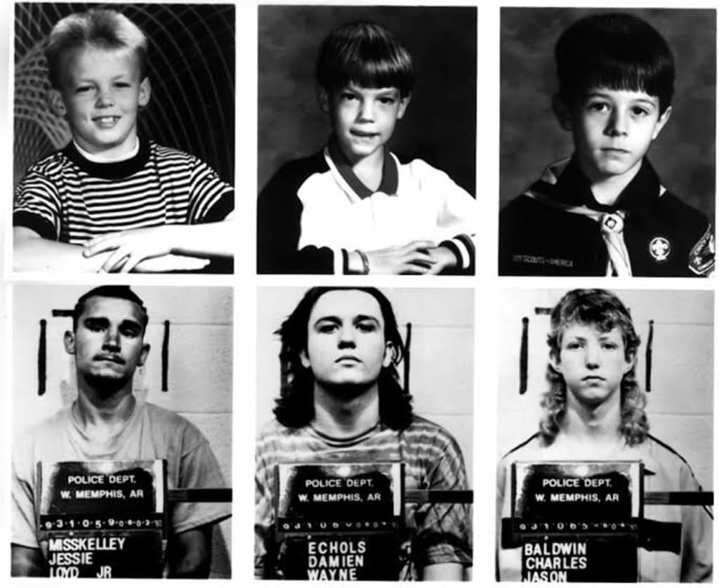 The West Memphis Three. A biased town, innocent teens now men &… by