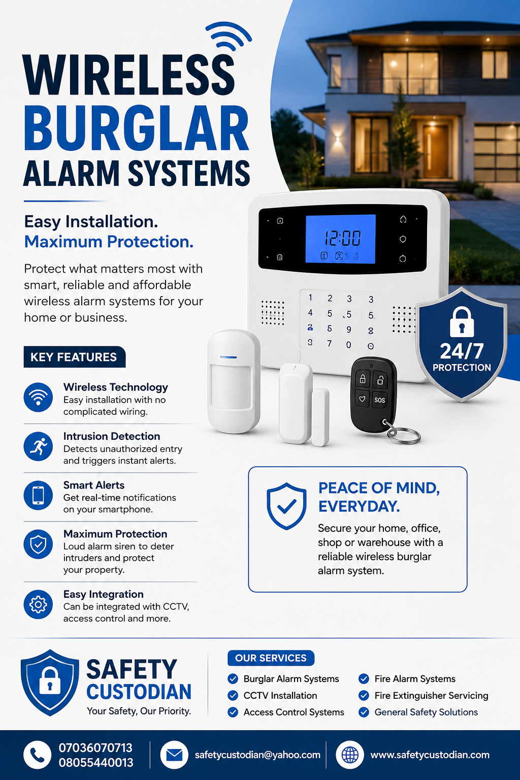 Wireless Burglar Alarm Systems: Easy Installation and Maximum Protection.
