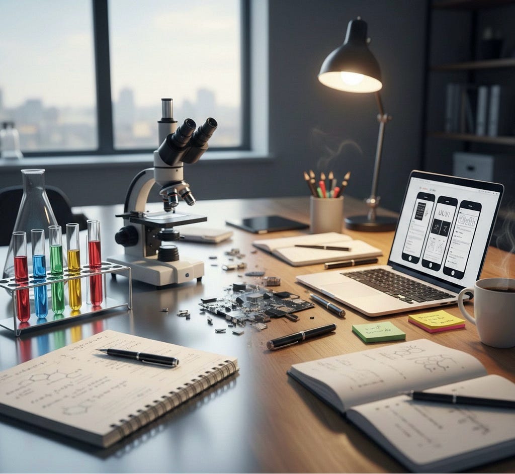 Tdb Lab Science From Test Tubes to Wireframes. Finding purpose beyond the lab | by ...