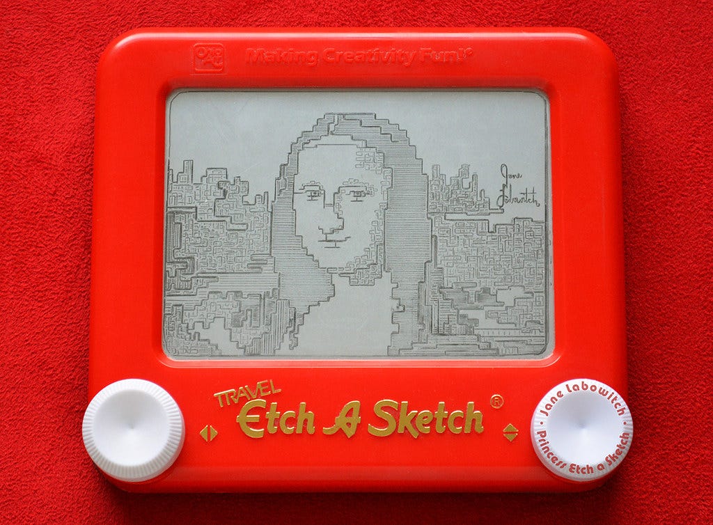 Etch A Sketch Mini-Drawing Pad