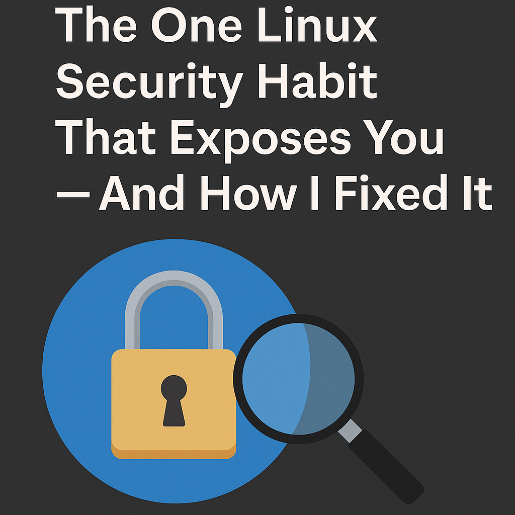 The One Linux Security Habit That Exposes You — And How I Fixed It
