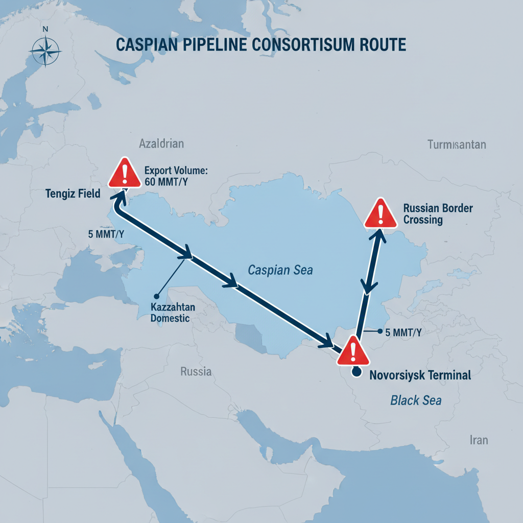 Kazakhstan's CPC exports hang on russia's goodwill as moscow tightens transit screws