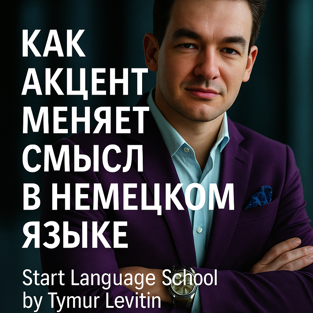Как акцент меняет смысл в немецком языке
