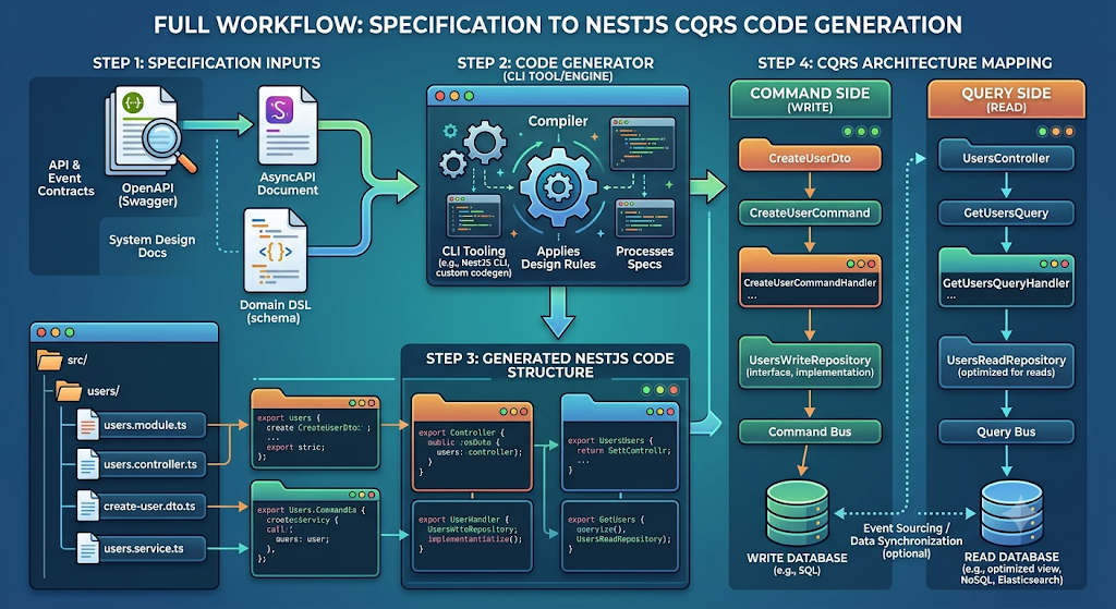 From Spec to NestJS CQRS: Building Type-Safe Architectures