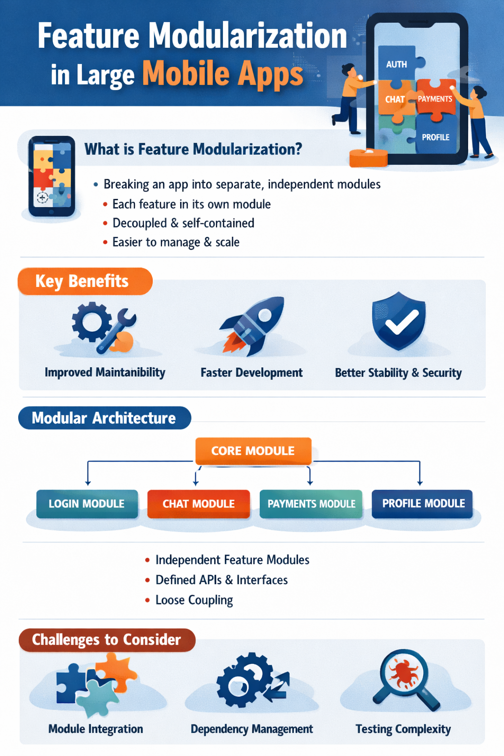 Feature Modularization in Large Mobile Apps | by Mukesh Kumar Rajput ...