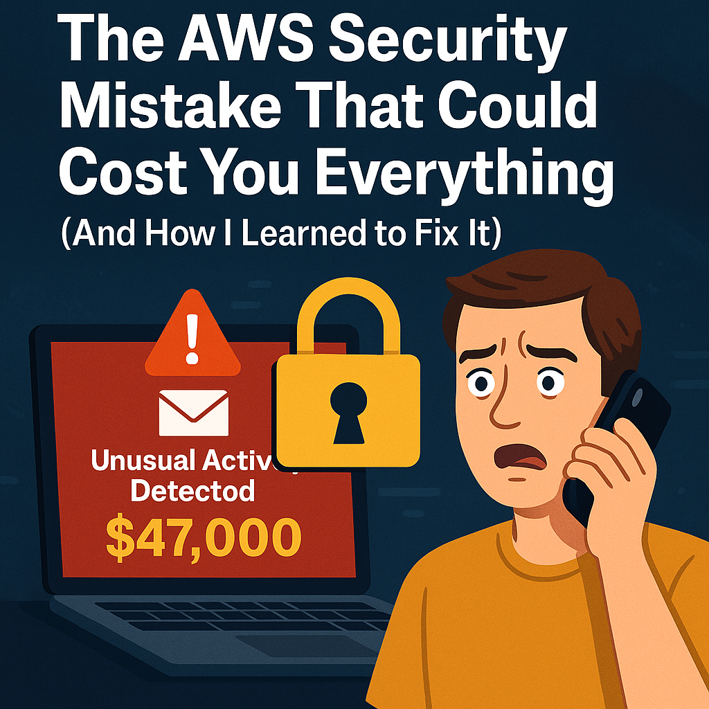 🛡️ The AWS Security Mistake That Could Cost You Everything (And How I