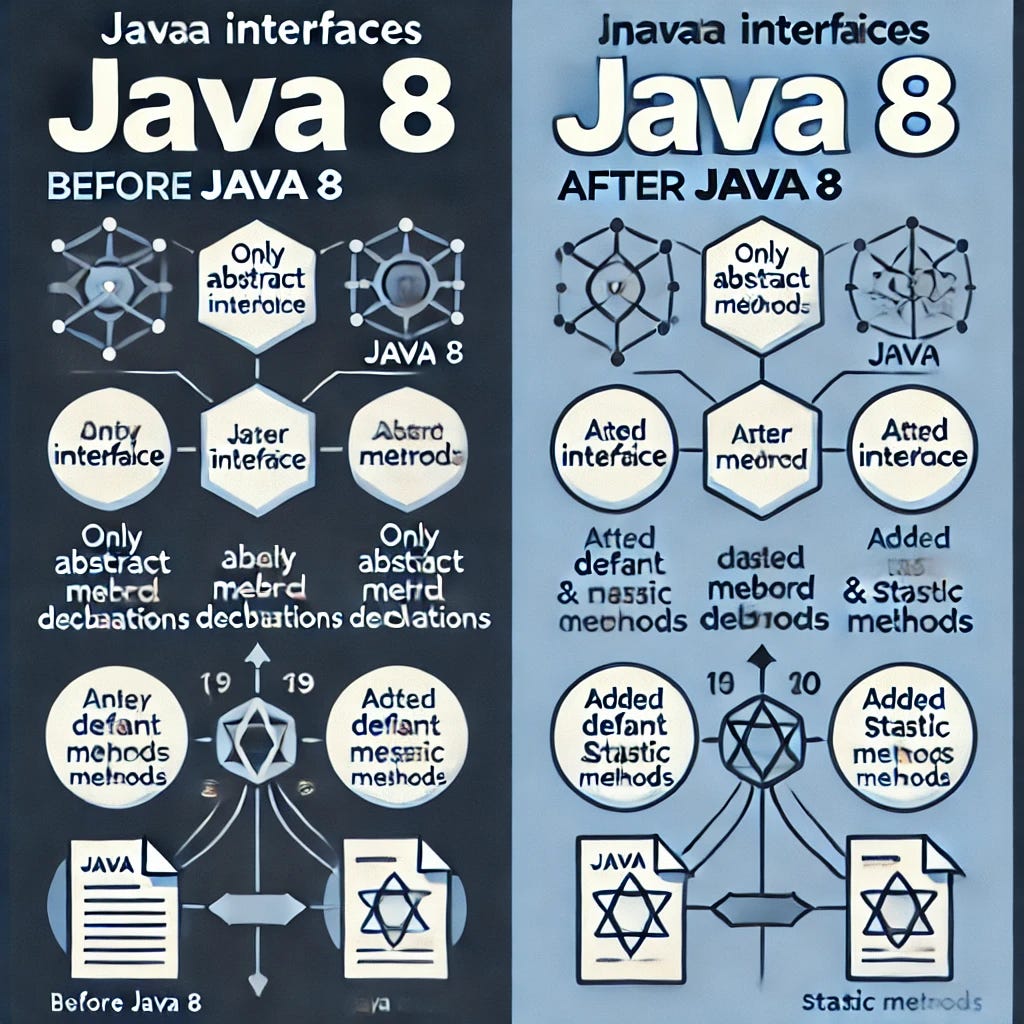 Understanding Java Interfaces: Before and After Java 8 | by Praroop ...
